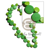 single row green tones coco sidedrill
