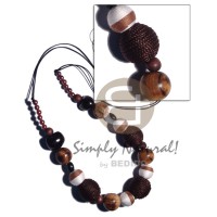 48 in. wax cord with kukui, robles