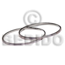 laminated natural abalone in 3mm stainless metal