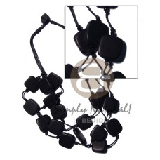 3 rows wax cord with 20mmx20mm natural