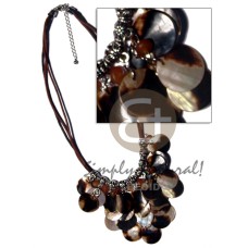 cleopatra dangling 18mm ( 25pcs.) brownlip with