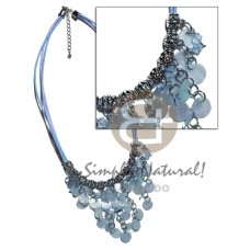 cleopatra dangling 10mm ( 36pcs.) pastel blue