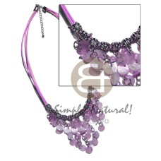 cleopatra dangling 10mm ( 36pcs.) lilac hammershell