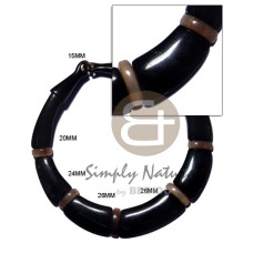 horn choker  black horn and natural