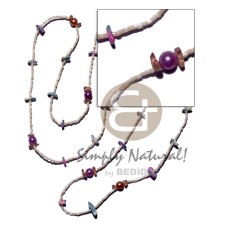 glass beads with pearl beads and white