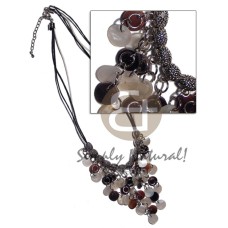 cleopatra dangling 10mm ( 36pcs.) hammershell black