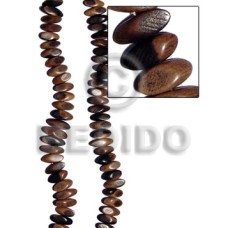 tiger camagong slidecut wood beads 4mmx8mmx21mm