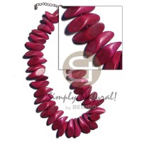 bleach white wood slidecut in fushia