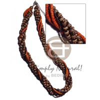 10 rows  4 5mm tiger coco Pokalet 