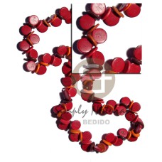 15mm coco sidedrill and centerdrill brown red orange combination