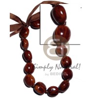 rubberseeds with adjustable ribbon  16 pcs.