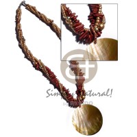 3 rows twisted  4 5mm gold coco
