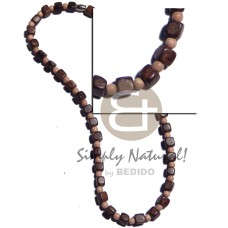 8mm dice robles wood with wood beads