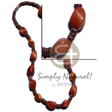 4 5mm coco Pokalet natural with 10mmx17mm twisted