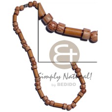 bamboo tube with burning tip, palwood beads