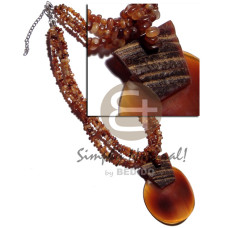 3 layers amber carabao horn nuggets with