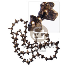 4 5mm coco Pokalet and cut beads with