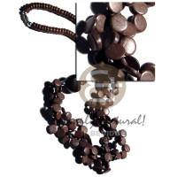 7 8mm coco Pokalet. natural brown with 3