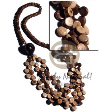 7 8mm coco Pokalet. natural brown with 3