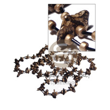 4 5mm coco Pokalet and cut beads with