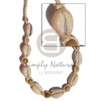 macramie  cut sigay  wood beads