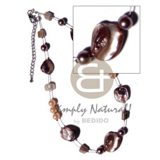 brownlip tiger shell nuggets in magic wire