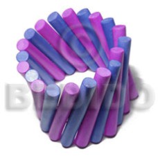 elastic 2 color combination light blue and lavender