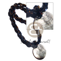 6 rows twisted cut glass beads with 35mm