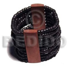 elastic 10 rows 4 5mm coco Pokalet black