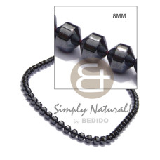 hematite  silvery and shiny opaque stone
