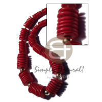 graduated 20mm 15mm 10mm deep red coco flat saucer