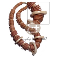 10mm 15mm 20mm peach coco Pokalet. with natural white