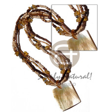 4 layers cut beads 2 3mm coco Pokalet.