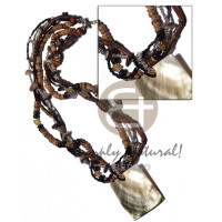 4 layers intertwined cut beads 4 5mm coco Pokalet.