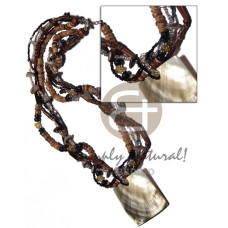 4 layers intertwined cut beads 4 5mm coco Pokalet.
