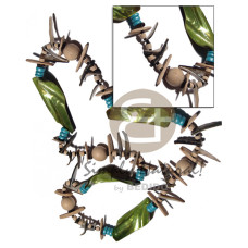 4 pcs. 60mmx20mm kabibe with skin shell