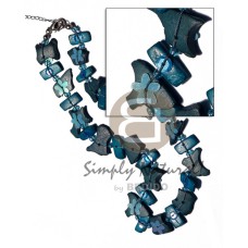 floating coco chips with glass beads and