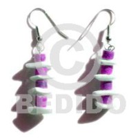 4 5 mm coco heishe bright pink with