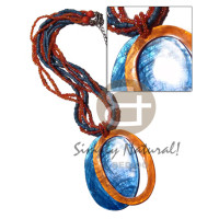 5 rows 2 3mm coco heishe glass beads with
