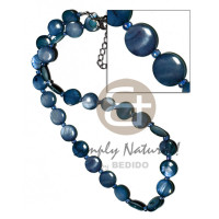 laminated 10mm round kabibe shells with glass