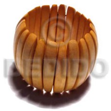 elastic nangka wood bangle
