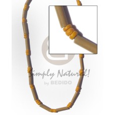 bamboo tube with bright yellow 4 5 coco