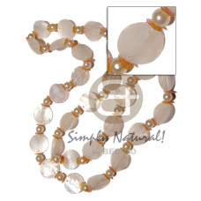 27 pcs. single row 25mm natural white