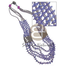 5 graduated flat rows lilac hammershell sq.