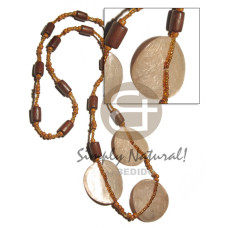 4 5mm chocolate coco Pokalet with natural wood