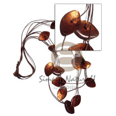 4 r0ws dark brown wax cord with