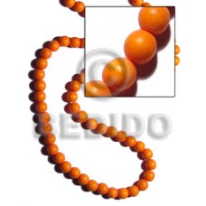 10mm natural white round wood beads