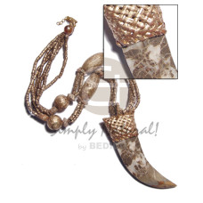 3 rows marbled golden coco 2 3mm heishe
