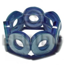 30mm capiz shell rings sky blude