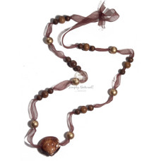 8mm 12mm 10mm round wood beads with cacol shell